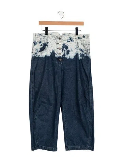 Pre-owned Rachel Comey High-rise Wide Leg Jeans In Blue