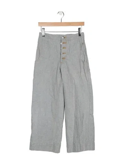 Pre-owned Rachel Comey High-rise Wide Leg Jeans In Blue