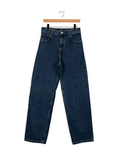 Pre-owned Rachel Comey High-rise Wide Leg Jeans In Blue