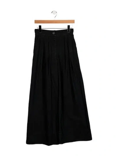 Pre-owned Rachel Comey High-rise Wide Leg Jeans In Blue