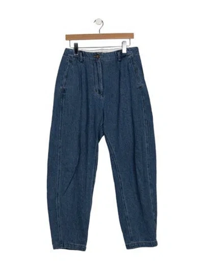 Pre-owned Rachel Comey High-rise Wide Leg Jeans In Blue