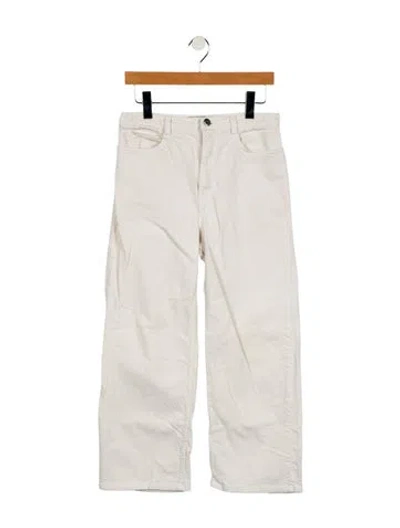 Pre-owned Rachel Comey High-rise Wide Leg Jeans In Neutral