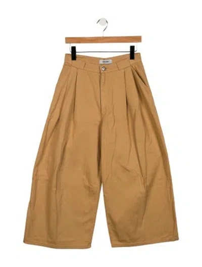 Pre-owned Rachel Comey High-rise Wide Leg Jeans In Neutral