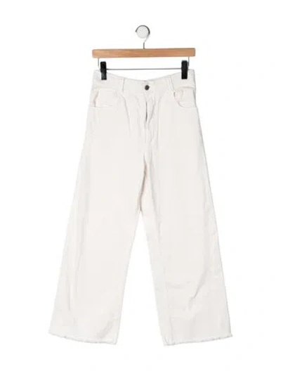 Pre-owned Rachel Comey High-rise Wide Leg Jeans In Neutrals
