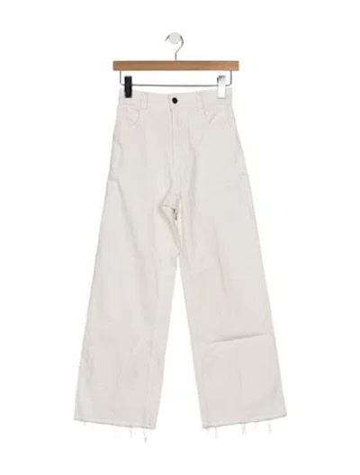 Pre-owned Rachel Comey High-rise Wide Leg Jeans In Pink