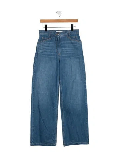 Pre-owned Rachel Comey High-rise Wide Leg Jeans W/ Tags In Blue