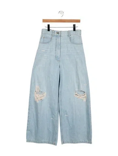 Pre-owned Rachel Comey High-rise Wide Leg Jeans W/ Tags In Blue