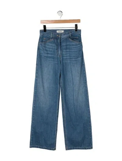 Pre-owned Rachel Comey High-rise Wide Leg Jeans W/ Tags In Blue