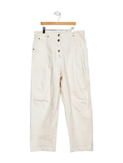 Pre-owned Rachel Comey High-rise Wide Leg Jeans W/ Tags In Neutral