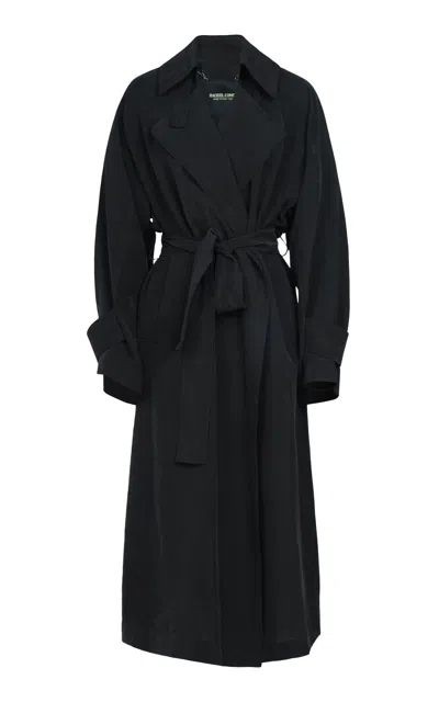 Rachel Comey Jada Oversized Trench Coat In Black