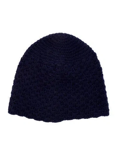 Pre-owned Rachel Comey Knit Wool Beanie In Blue