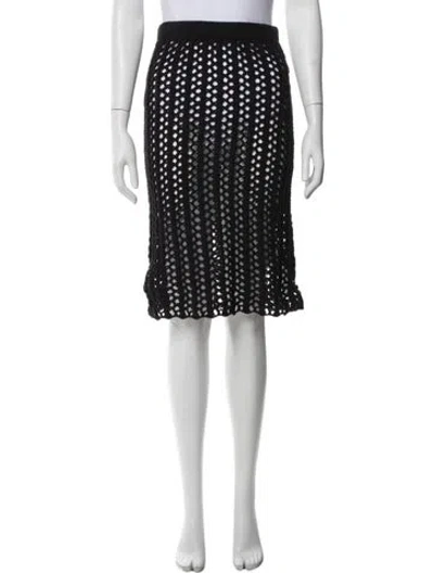 Pre-owned Rachel Comey Lace Pattern Knee-length Skirt In Blue