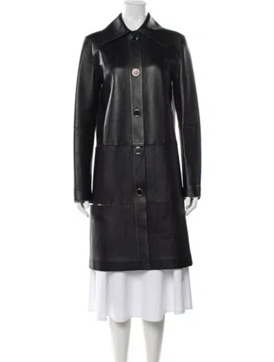 Pre-owned Rachel Comey Lambskin Coat In Black