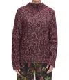 Rachel Comey Lamott Sweater Top In Merlot In Multi