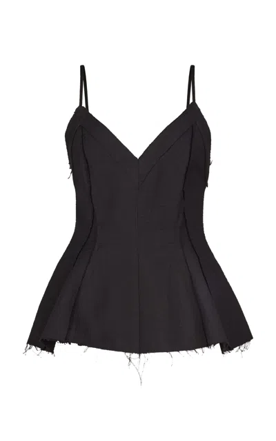 Rachel Comey Layley Cotton-blend Top In Black
