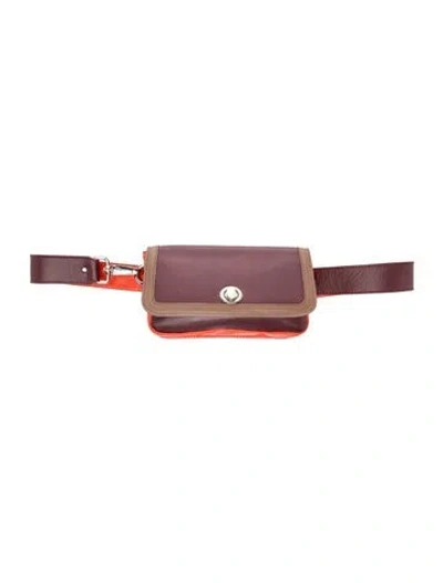 Pre-owned Rachel Comey Leather Belt Bag In Purple