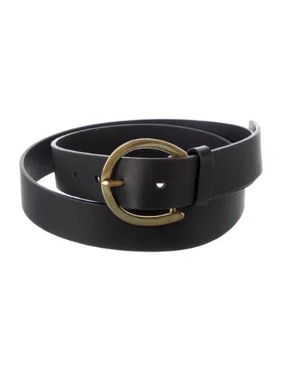 Pre-owned Rachel Comey Leather Belt In Black