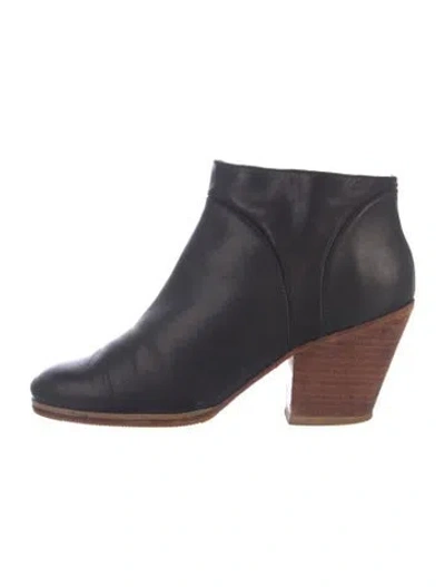 Pre-owned Rachel Comey Leather Boots In Black/blue
