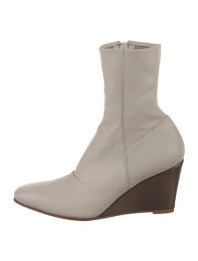 Pre-owned Rachel Comey Leather Boots In Neutrals
