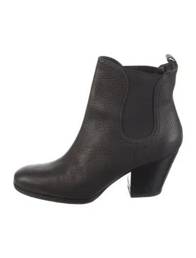 Pre-owned Rachel Comey Leather Chelsea Boots In Black