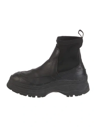Pre-owned Rachel Comey Leather Chelsea Boots In Black