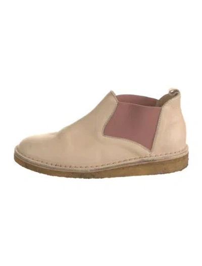 Pre-owned Rachel Comey Leather Chelsea Boots In Neutral