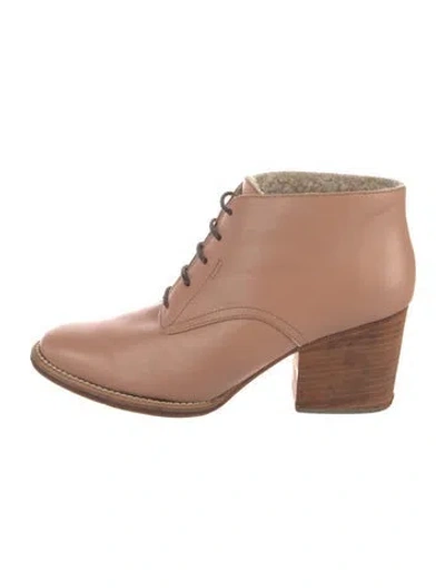 Pre-owned Rachel Comey Leather Lace-up Boots In Pink