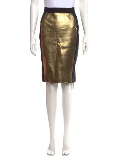 Pre-owned Rachel Comey Leather Midi Length Skirt In Neutral