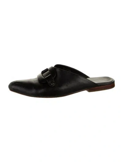 Pre-owned Rachel Comey Leather Mules In Black