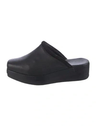 Pre-owned Rachel Comey Leather Mules In Black