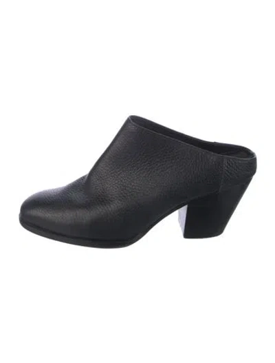 Pre-owned Rachel Comey Leather Mules In Black