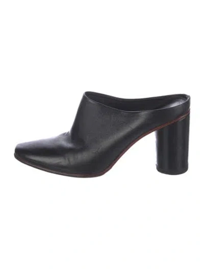 Pre-owned Rachel Comey Leather Mules In Black