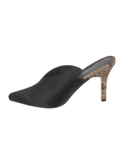 Pre-owned Rachel Comey Leather Mules In Black