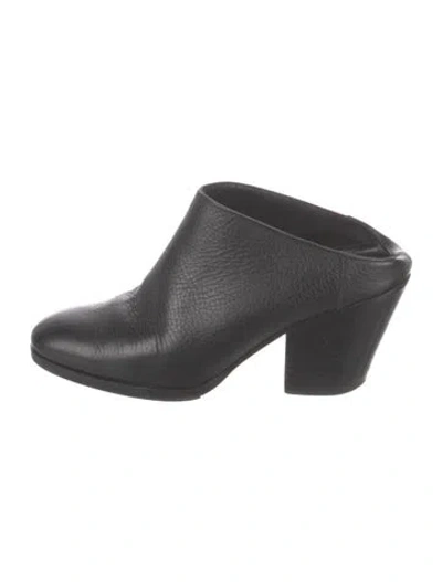 Pre-owned Rachel Comey Leather Mules In Black