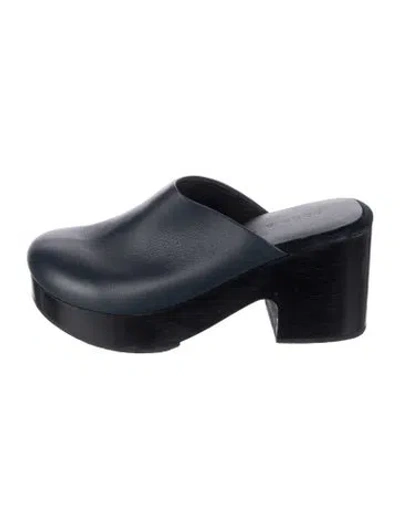 Pre-owned Rachel Comey Leather Mules In Black