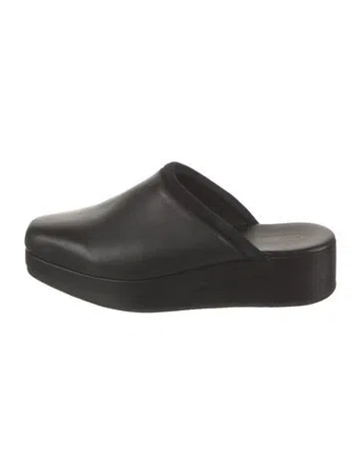 Pre-owned Rachel Comey Leather Mules In Black