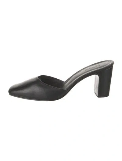 Pre-owned Rachel Comey Leather Mules In Black