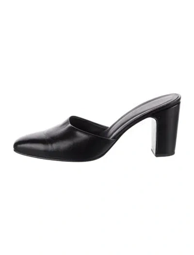 Pre-owned Rachel Comey Leather Mules In Black