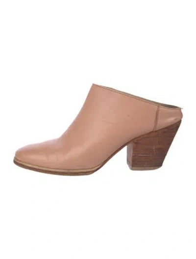 Pre-owned Rachel Comey Leather Mules In Brown