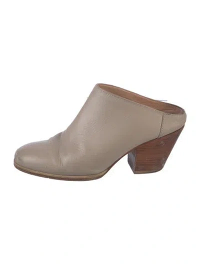 Pre-owned Rachel Comey Leather Mules In Brown