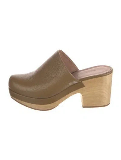 Pre-owned Rachel Comey Leather Mules In Brown