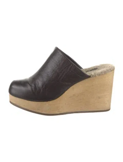 Pre-owned Rachel Comey Leather Mules In Brown