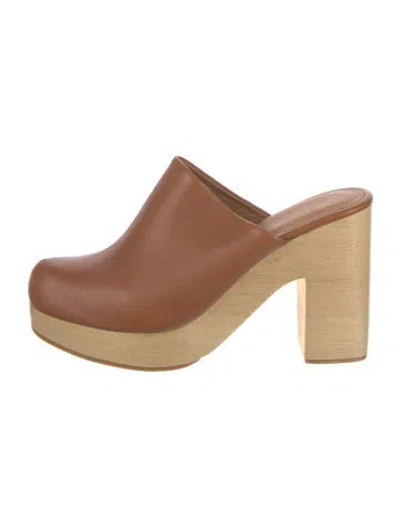 Pre-owned Rachel Comey Leather Mules In Brown