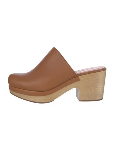 Pre-owned Rachel Comey Leather Mules In Brown