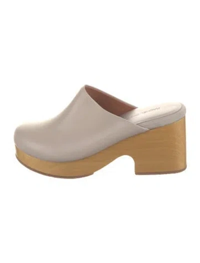 Pre-owned Rachel Comey Leather Mules In Neutrals