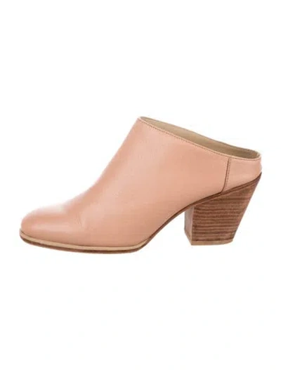 Pre-owned Rachel Comey Leather Mules In Neutrals