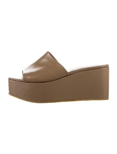 Pre-owned Rachel Comey Leather Mules In Neutrals
