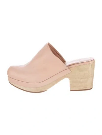 Pre-owned Rachel Comey Leather Mules In Pink
