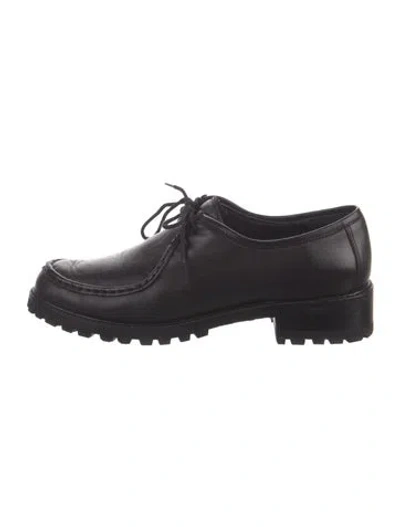 Pre-owned Rachel Comey Leather Oxfords In Black