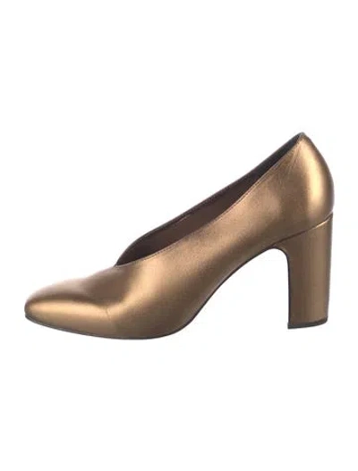 Pre-owned Rachel Comey Leather Pumps In Brown/metallic